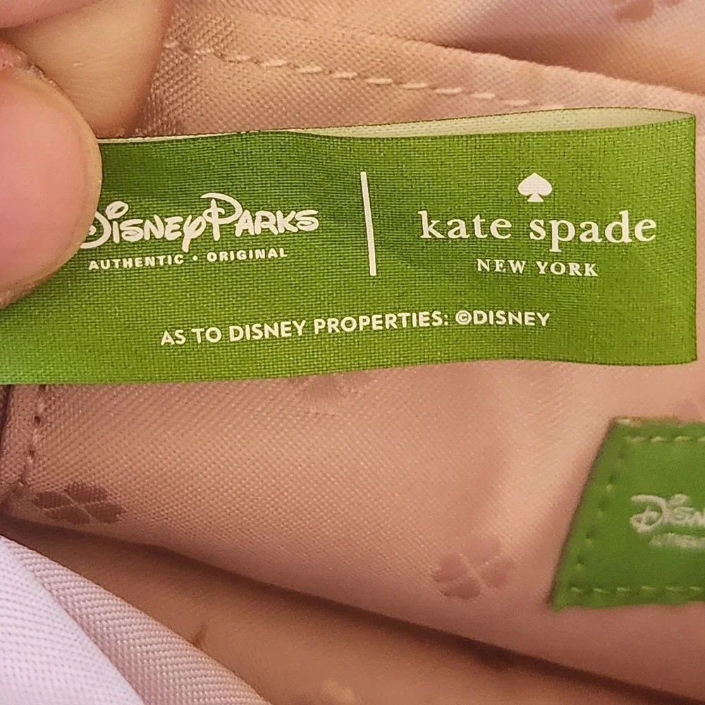 Kate Spade New York Disney Parks Mickey Mouse Ears Pink Red Purse Tote Bag READ